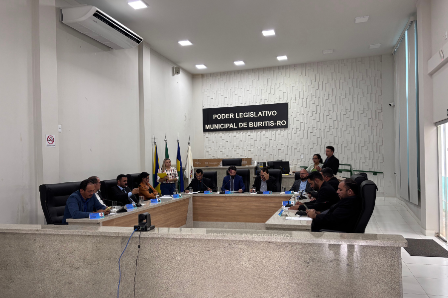 Câmara Municipal de Buritis-RO realiza primeira sessão ordinária de 2025