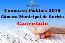 Cancelamento do Concurso Público 2019