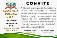 CONVITE - AUDIÊNCIA PÚBLICA - LDO 2025